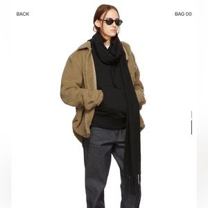 Acne Studios black skinny Canada scarf | Never worn🖤